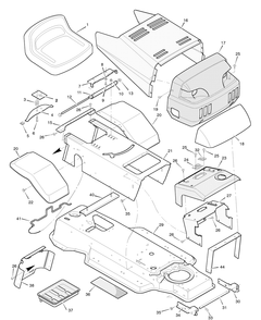 Part Location Diagram of 092443E245 Murray DISCONTINUED